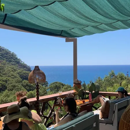 Hotel Bamboo With Sea View In Kabak Bay, Oeluedeniz Fethiye