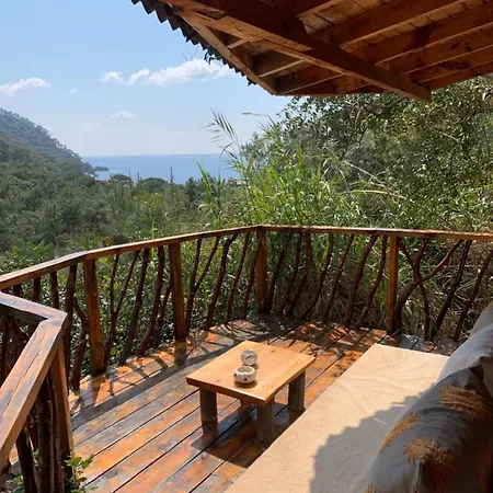 Bamboo With Sea View In Kabak Bay, Oeluedeniz * Fethiye