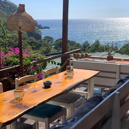 Bamboo With Sea View In Kabak Bay, Oeluedeniz Hotel Fethiye