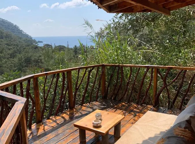 Bamboo With Sea View In Kabak Bay, Oeluedeniz * Fethiye